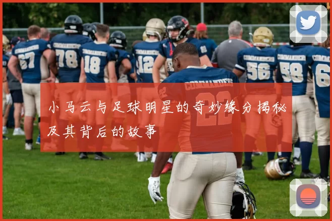 小马云与足球明星的奇妙缘分揭秘及其背后的故事